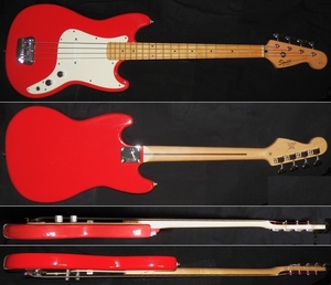 【送無・即有】Squier by Fender Bronco Bass TRD