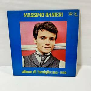 ●W641●LP レコード カンツォーネ SR- 863コメ・プリマ/歌の60年◆マッシーモ・ラニエリ(MASSIMO RANIERI)◆Canzone Dischi Giaponese