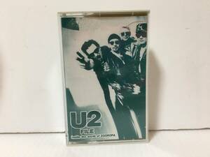 0W2350 tape cassette tape CASETTE TAPE U2 You two FILE inside the world of ZOOROPA PROMO promo record sample record not for sale 