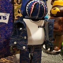 新品 BE@RBRICK ベアブリック 1000% リーバイス Levis ape 並行輸入品 箱付き_画像7