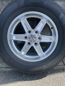 4本セット ランクル 300 ホイール＆スタットレスタイヤ 4本セット 265/65R18 ランドクルーザー LX WEDS KEELER 美品　空気圧センサー付