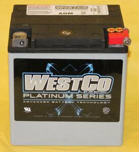★WESTCO ハーレー純正66010-97B,C,D OEM WCP30製造年月日 2024年3月 現在、販売のバッテリーは黒ケース