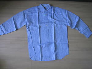 BLUE ZAPPER'S 長袖　ドレスシャツ　ブルー　Lサイズ