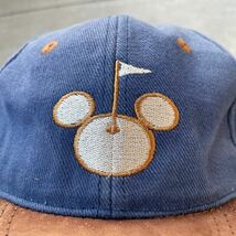 1円スタート　NIKE GOLF ナイキゴルフ　キャップ　帽子　ミッキーマウス　レザー　ヴィンテージ　ビンテージ　_画像3