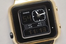 CASIO カシオ FUTURIST フューチャーリスト LAQ-2000G（3794）ゴールド デジアナ　_画像9