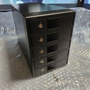 【ジャンク品】裸族のインテリジェントビル5Bay USB3.0+eSATAコンボ CRIB535EU3