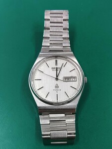 オーバーホール済み・電池交換済み！ SEIKO QUARTZ TYPEⅡ 1979年 7123-8090 セイコー タイプ2 ヴィンテージクォーツ バンド長いよ