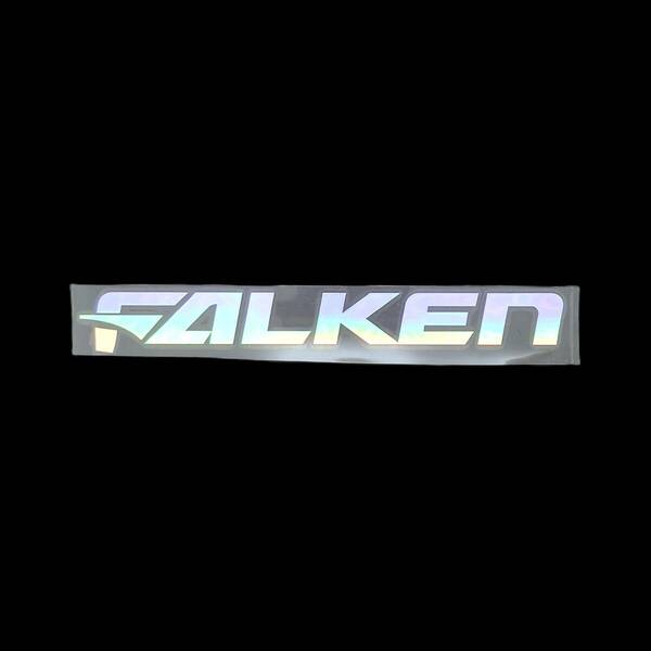 訳あり カッティングステッカー FALKEN レインボー１枚 ★送料無料★ F-05