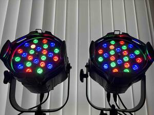 Elation OPTI RGB スポットライト 7台