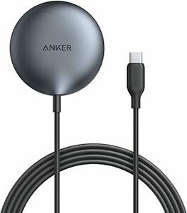 Anker MagGo Wireless Charger (Pad) 【Qi2対応 / マグネット式ワイヤレス充電器 / 15W】