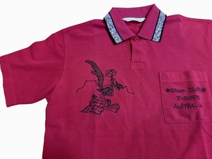 GREENCLUBS グリーンクラブ ロードランナー刺繍半袖ポロシャツ　サイズ3