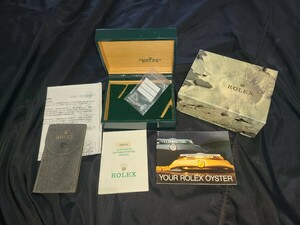 ■本物ROLEX80年代の空き箱＆ギャラ.コマ付属品一式■ロレックスBOX.箱.ボックス.ケース