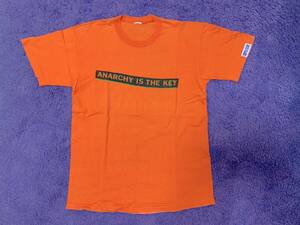 ★UNDERCOVER アンダーカバー Archive アーカイブ 最初期 ピンクタグ ANARCHY IS THE KEY Tシャツ 手刷り One Off ONEOFF AFFA JONIO 