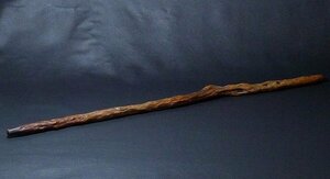 1022K01*5A▲一本杖 在銘品 木製 昭和レトロ アンティーク ステッキ 長さ84㎝ 242g 杖 骨董品