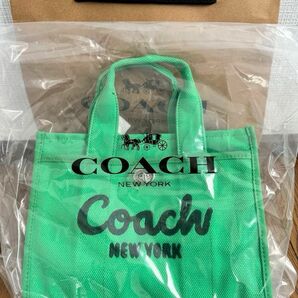 coach コーチ　カーゴ トート　グリーン (キャンセル後の再出品)