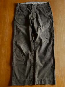 RRL первый период regulation брюки-чинос 30/30 специальный бирка olive gray -. внутри ткань Ralph Lauren Vintage 