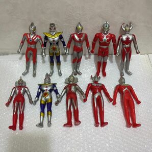 ウルトラマン ソフビ バンダイ 円谷プロ ウルトラヒーローシリーズ 当時物 フィギュア BANDAI　17㌢