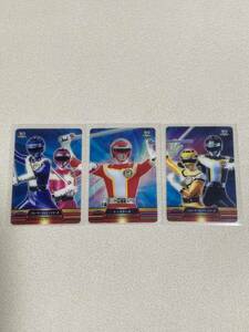 ( trading card ) forest . super Squadron 30 anniversary commemoration card [ Kousoku Sentai Turboranger ]MORINAGA