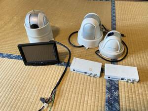 505 ELMO V-HORIZON　防犯カメラ　PTC-1000/PTC-400C/RSU-400/モニタ