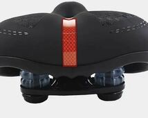 自転車サドル 超肉厚 低反発クッション 衝撃吸収 防塵/防水カバー付き_画像3