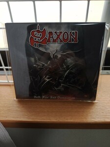 限定★バンド直筆サイン入★Saxon Hell,Fire & Damnation★サクソン★Diamond Head★欧州大ヒット作★ダイヤモンド・ヘッド