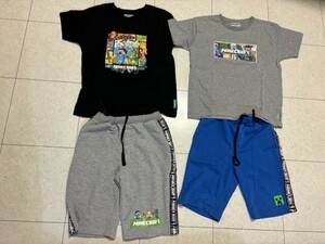 Minecraft★マイクラ 半袖Tシャツ サイズ150 160 半ズボン　スウェットパンツ