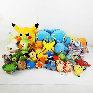 ポケモン ぬいぐるみ まとめ 30点セット◆セレビィ ピカチュウ マナフィ パルキア ラプラス ピチュー デオキシス ウソハチ [X8598]