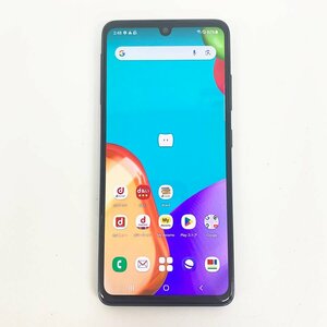 SIMフリー Galaxy A41 SC-41A スマートフォン ブラック 動作確認済み [U12814]