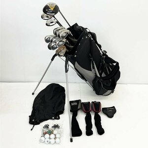 callaway キャロウェイ ゴルフセット BIG BERTHA メンズ フレックスS キャディバッグ 8分割 フード付き 付属品あり [M11683]