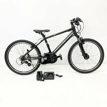 Panasonic パナソニック Hurryer ハリヤ 電動アシスト自転車 マウンテンバイク BE-ELH342B 外装7段 フロントサスペンション [U12920]_画像1