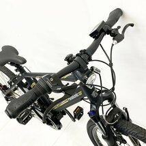 Panasonic パナソニック Hurryer ハリヤ 電動アシスト自転車 マウンテンバイク BE-ELH342B 外装7段 フロントサスペンション [U12920]_画像3