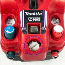 makita マキタ エアコンプレッサ AC460S 常圧/高圧 3L レッド [M11689]_画像3