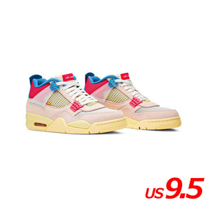 UNION LA × AIR JORDAN 4 RETRO SP "GUAVA" DC9533-800 （グアバアイス/ライトボーン/ブリゲードブルー/ライトフュージョンレッド）