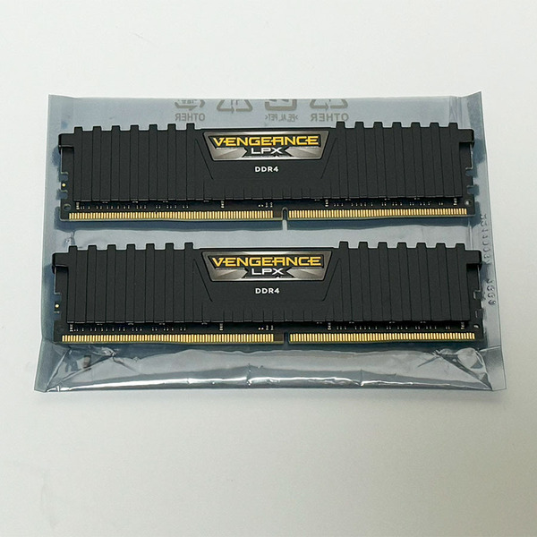 CORSAIR VENGEANCE LPX DDR4-3600 CL18-22-22 32GB (16GB×2枚キット) CMK32GX4M2D3600C18 動作確認済み デスクトップ用 PCメモリ