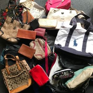 1 иен # Junk # 19 Burberry Ralph Lauren Coach ji van si. и т.п. брендовая сумка содержит сумка кошелек 30 пункт и больше много комплект продажа комплектом коробка ...