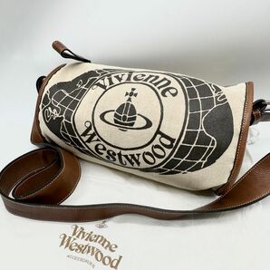 【希少・美品】vivienne westwood ヴィヴィアンウエストウッド ショルダーバッグ ロゴプリント 筒型