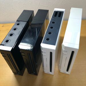 動作品　ニンテンドー　Wii本体　4台　ホワイト　ブラック