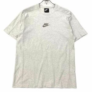 NIKE(ナイキ)半袖Tシャツ ワンポイントロゴ メンズL 杢グレー系