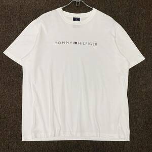 TOMMY HILFIGER(トミーヒルフィガー)半袖Tシャツ プリントT メンズL ホワイト