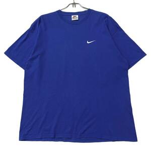 USA製 90's NIKE/ナイキ Tシャツ メンズXL 刺繍スウッシュロゴ