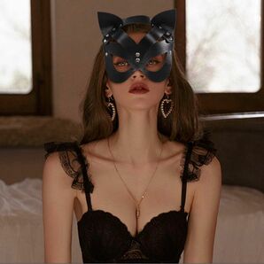 大人気★ネコ耳 マスク かわいい コスプレ パーティー 仮装 セクシー色っぽい