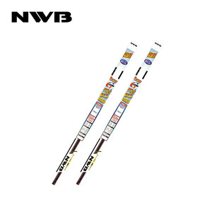 NWB グラファイトワイパー 替えゴム フロント左右2本セット デルタワイド CB22G/CB31G/YB21G 1992.1～1996.10 品番GR25-SW1G/GR25-SW1G