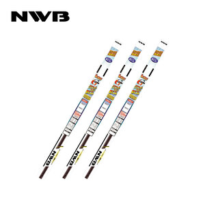 NWB グラファイトワイパー 替えゴム 3本セット キャロル HB24S 2004.9～2009.11 品番GR9-TW2G/GR7-TW6G/GR43-TN35G