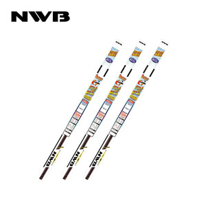 NWB ワイパー 替えゴム 3本 エスティマ ACR30W/ACR40W/AHR10W/MCR30W/MCR40W 2000.1～2005.12 GR83-SW6G/GR9-TW2G/GR45-TN40G