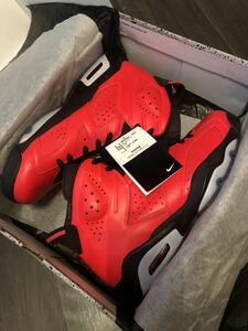 国内正規品 新品未使用未試着 黒タグ付き NIKE AIR JORDAN 6 INFRARED 23 TORO ナイキ ジョーダン インフラレッド トロ 27.5 9.5