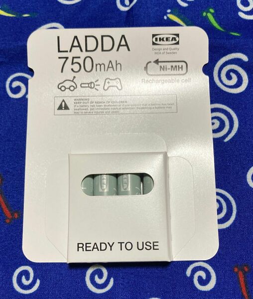 IKEA LADDA イケア ラッダ 単4 充電池 4本 新品・未開封品安心の日本製