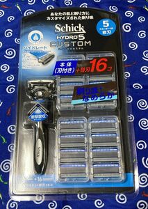 シックハイドロ5 カスタム ホルダー（刃付き）替刃16個 セット未開封品