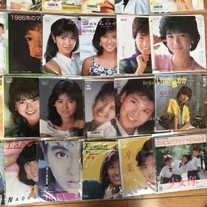 ▼まとめ出品▼ その③ epレコード 120枚 邦楽 80sアイドルなど レコード 中古 現状品 和モノ 女性アイドル 本田美奈子 原田知世 杏里 の画像6