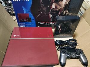 ●PS4 PlayStation4 CUH-1200A METAL GEAR SOLID V LIMITED PACK THE PHANTOM PAIN EDITION 本体 SOLIDV メタルギア 限定版 5●