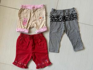 ミキハウス　ホットビスケッツ　ズボン　パンツ　女の子　まとめ売り